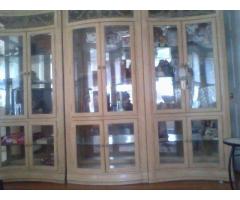 Set of 3 Curio Cabinets
