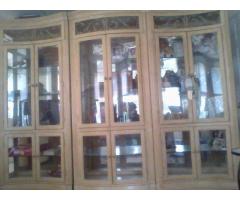 Set of 3 Curio Cabinets