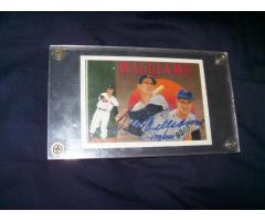 ted williams autograph